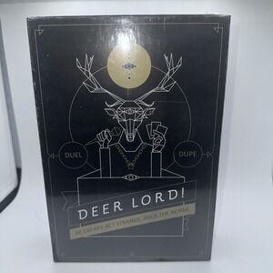 Deer Lord! Party Card Game - Kickstarter - Lark & Clam - Brand New & Sealed
